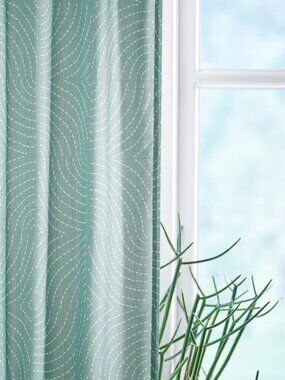 IKEA AKERMOLKE Curtains, 1 Pair -  57 "x 98", Light Blue ÅKERMOLKE NEW